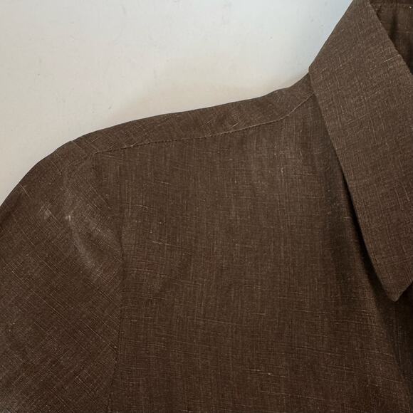 MAXMARA 100% Linen Belted Utility Jacket - Picture 7 of 12